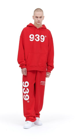 ARCHIVE BOLD (アーカイブボールド) 939 LOGO SWEAT PANTS (DEEP RED)