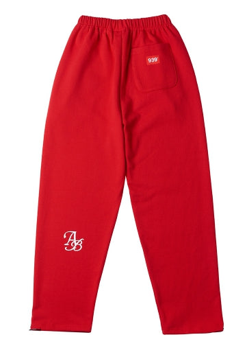 ARCHIVE BOLD (アーカイブボールド) 939 LOGO SWEAT PANTS (DEEP RED)