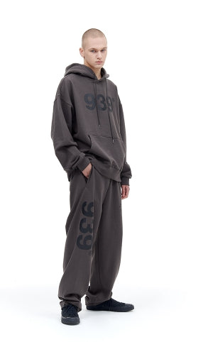 ARCHIVE BOLD (アーカイブボールド) 939 LOGO SWEAT PANTS (DARK GRAY)