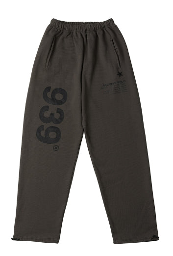 ARCHIVE BOLD (アーカイブボールド) 939 LOGO SWEAT PANTS (DARK GRAY)