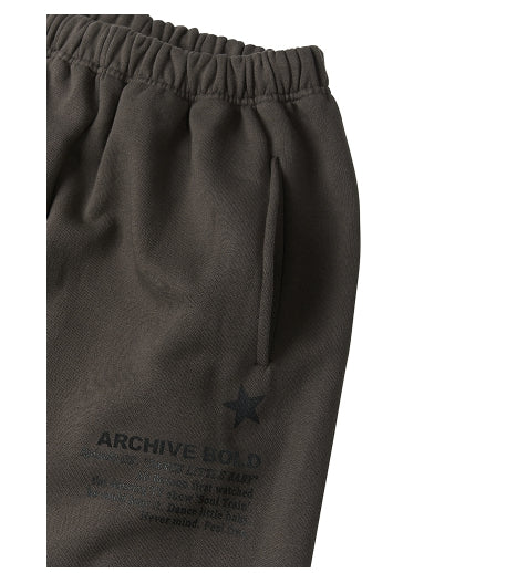 ARCHIVE BOLD (アーカイブボールド) 939 LOGO SWEAT PANTS (DARK GRAY)