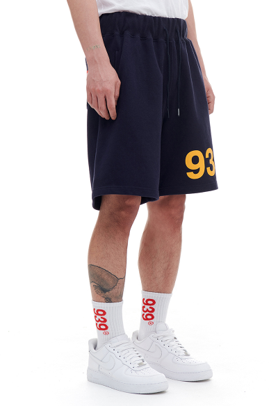 ARCHIVE BOLD (アーカイブボールド) 939 LOGO SWEAT SHORTS (NAVY)