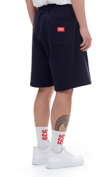 ARCHIVE BOLD (アーカイブボールド) 939 LOGO SWEAT SHORTS (NAVY)