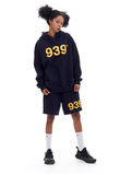 ARCHIVE BOLD (アーカイブボールド) 939 LOGO SWEAT SHORTS (NAVY)