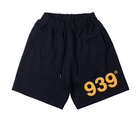 ARCHIVE BOLD (アーカイブボールド) 939 LOGO SWEAT SHORTS (NAVY)