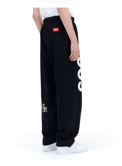ARCHIVE BOLD (アーカイブボールド) 939 LOGO SWEAT PANTS (BLACK)