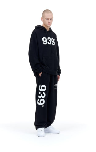 ARCHIVE BOLD (アーカイブボールド) 939 LOGO SWEAT PANTS (BLACK)