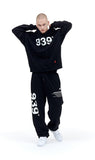 ARCHIVE BOLD (アーカイブボールド) 939 LOGO SWEAT PANTS (BLACK)