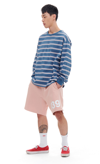 ARCHIVE BOLD (アーカイブボールド) 939 LOGO SWEAT SHORTS (PINK)
