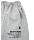 ARCHIVE BOLD (アーカイブボールド) 939 LOGO SWEAT PANTS (GRAY)