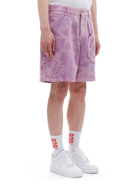 ARCHIVE BOLD (アーカイブボールド) CARPENTER DENIM SHORTS (PURPLE)