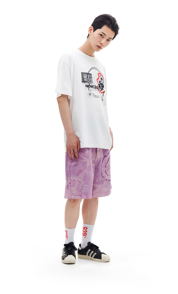 ARCHIVE BOLD (アーカイブボールド) CARPENTER DENIM SHORTS (PURPLE)