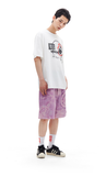ARCHIVE BOLD (アーカイブボールド) CARPENTER DENIM SHORTS (PURPLE)