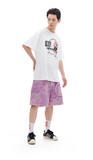 ARCHIVE BOLD (アーカイブボールド) CARPENTER DENIM SHORTS (PURPLE)