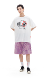 ARCHIVE BOLD (アーカイブボールド) CARPENTER DENIM SHORTS (PURPLE)