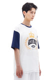 ARCHIVE BOLD (アーカイブボールド) CROWN OVERSIZED T-SHIRTS (NAVY)