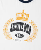 ARCHIVE BOLD (アーカイブボールド) CROWN OVERSIZED T-SHIRTS (NAVY)