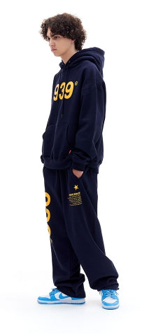 ARCHIVE BOLD (アーカイブボールド) 939 LOGO SWEAT PANTS (NAVY)