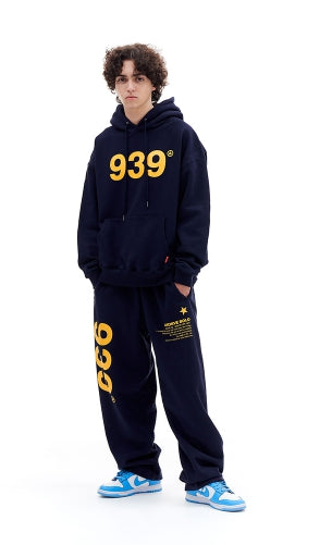 ARCHIVE BOLD (アーカイブボールド) 939 LOGO SWEAT PANTS (NAVY)
