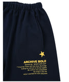 ARCHIVE BOLD (アーカイブボールド) 939 LOGO SWEAT PANTS (NAVY)