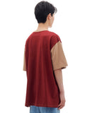 ARCHIVE BOLD (アーカイブボールド) CROWN OVERSIZED T-SHIRTS (BURGUNDY)