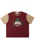ARCHIVE BOLD (アーカイブボールド) CROWN OVERSIZED T-SHIRTS (BURGUNDY)