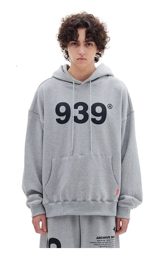 ARCHIVE BOLD (アーカイブボールド) 939 LOGO HOOD (GRAY)