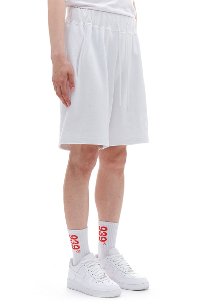 ARCHIVE BOLD (アーカイブボールド) 939 LOGO SWEAT SHORTS (WHITE)