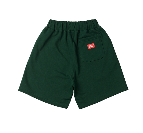 ARCHIVE BOLD (アーカイブボールド) 939 LOGO SWEAT SHORTS (DEEP GREEN)