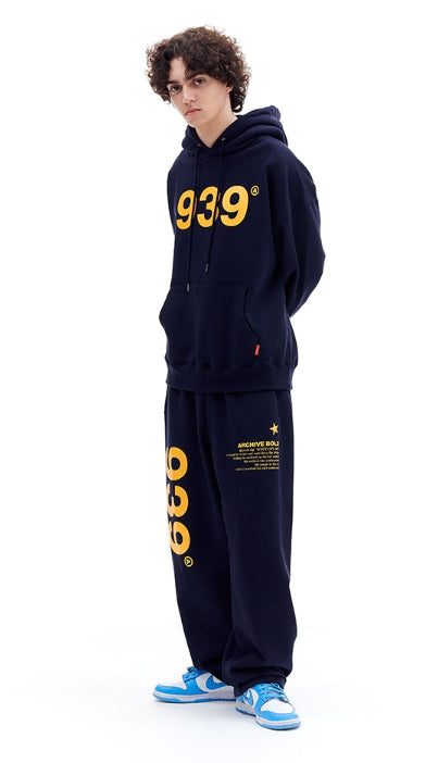 ARCHIVE BOLD (アーカイブボールド) 939 LOGO HOOD (NAVY)