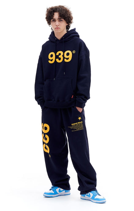 ARCHIVE BOLD (アーカイブボールド) 939 LOGO HOOD (NAVY)