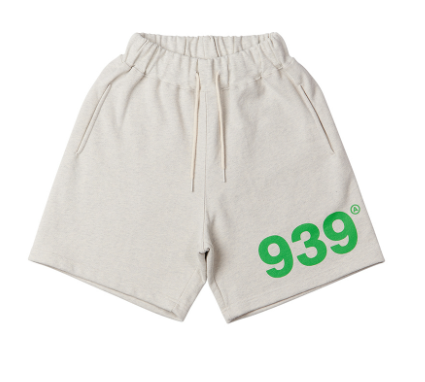 ARCHIVE BOLD (アーカイブボールド) 939 LOGO SWEAT SHORTS (OATMEAL)