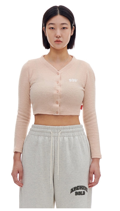 ARCHIVE BOLD (アーカイブボールド) 939 CROP CARDIGAN (PINK)