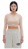 ARCHIVE BOLD (アーカイブボールド) 939 CROP CARDIGAN (PINK)