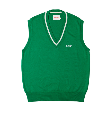 ARCHIVE BOLD (アーカイブボールド) LIGHT KNIT VEST (GREEN)