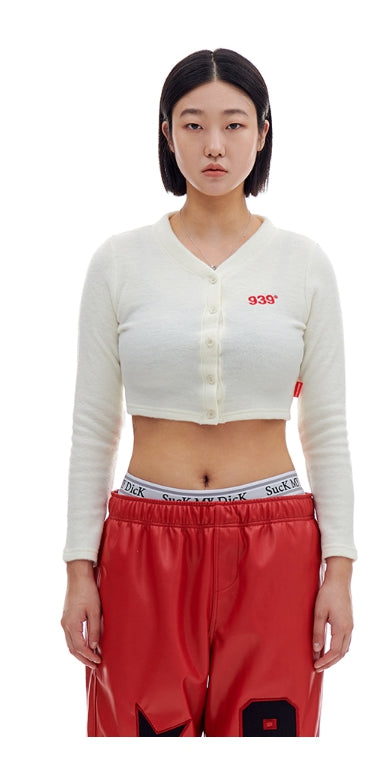 ARCHIVE BOLD (アーカイブボールド) 939 CROP CARDIGAN (IVORY)