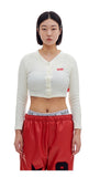 ARCHIVE BOLD (アーカイブボールド) 939 CROP CARDIGAN (IVORY)