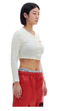 ARCHIVE BOLD (アーカイブボールド) 939 CROP CARDIGAN (IVORY)