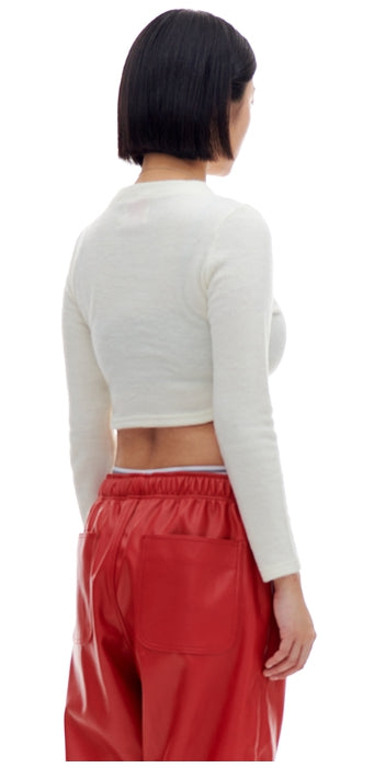 ARCHIVE BOLD (アーカイブボールド) 939 CROP CARDIGAN (IVORY)
