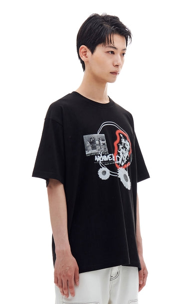 ARCHIVE BOLD (アーカイブボールド) SPACE DAISY T-SHIRTS (BLACK)
