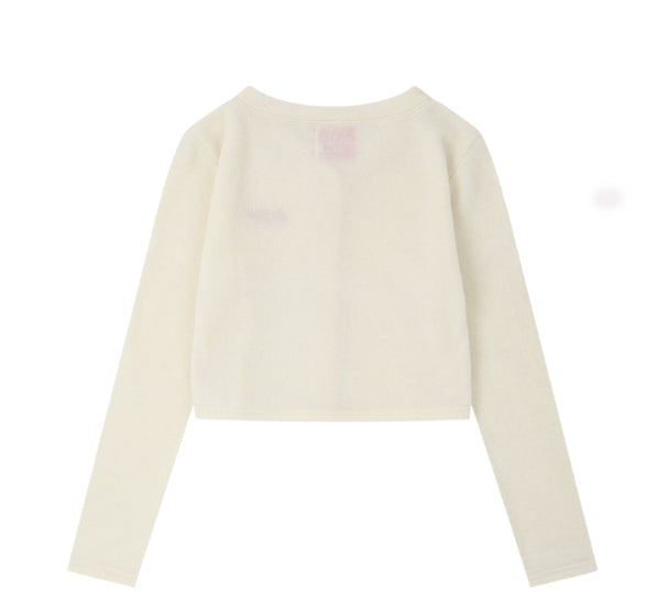 ARCHIVE BOLD (アーカイブボールド) 939 CROP CARDIGAN (IVORY)