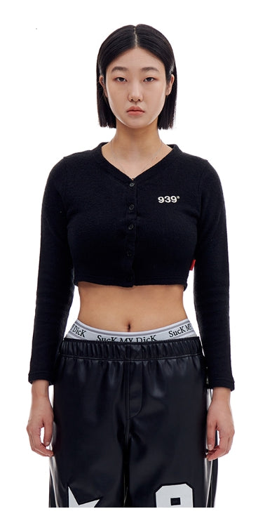 ARCHIVE BOLD (アーカイブボールド) 939 CROP CARDIGAN (BLACK)