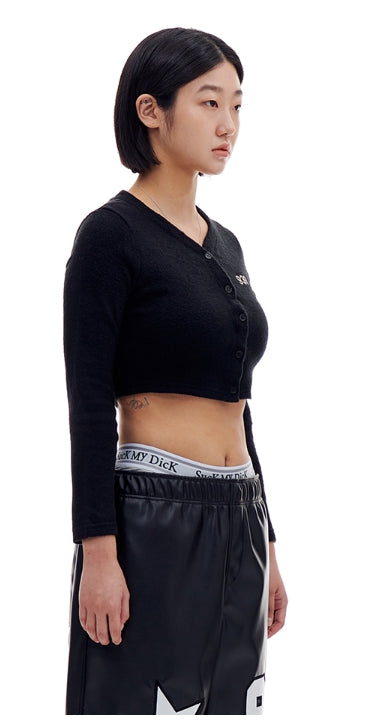 ARCHIVE BOLD (アーカイブボールド) 939 CROP CARDIGAN (BLACK)