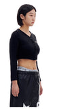 ARCHIVE BOLD (アーカイブボールド) 939 CROP CARDIGAN (BLACK)