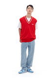 ARCHIVE BOLD (アーカイブボールド) LIGHT KNIT VEST (RED)