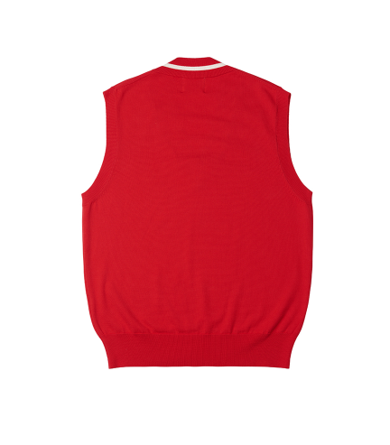 ARCHIVE BOLD (アーカイブボールド) LIGHT KNIT VEST (RED)