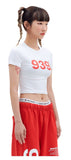 ARCHIVE BOLD (アーカイブボールド) 939 LOGO CROP TOP (WHITE)
