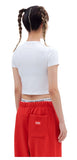 ARCHIVE BOLD (アーカイブボールド) 939 LOGO CROP TOP (WHITE)
