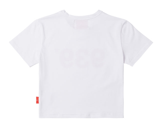 ARCHIVE BOLD (アーカイブボールド) 939 LOGO CROP TOP (WHITE)