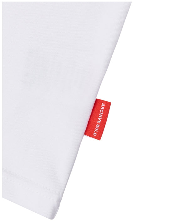 ARCHIVE BOLD (アーカイブボールド) 939 LOGO CROP TOP (WHITE)